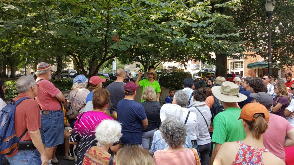 Free Portland tour Pioneer Square